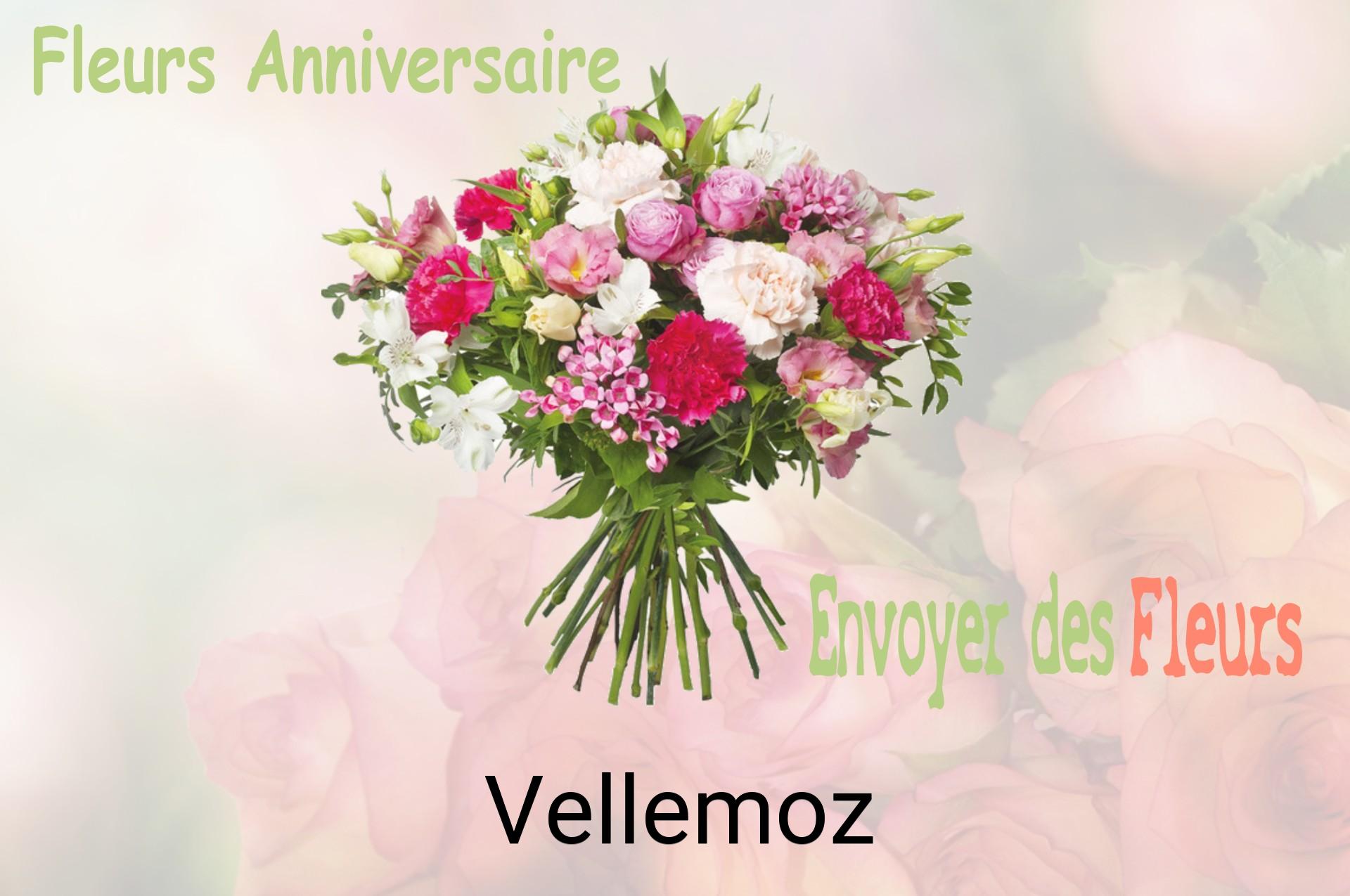 Bouquet de fleurs d’anniversaire livré à Vellemoz